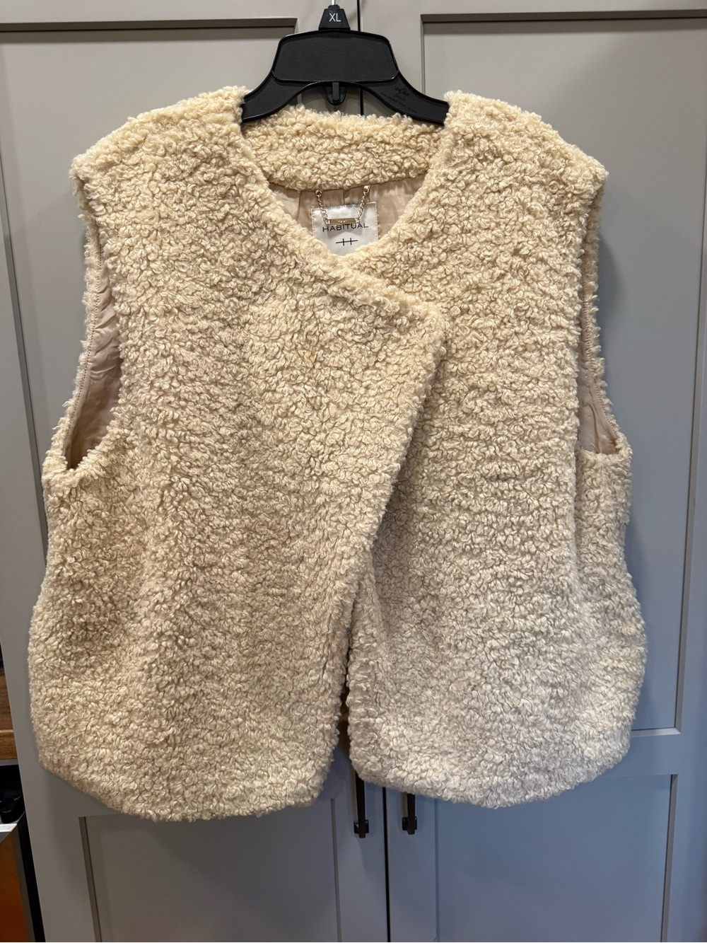 Habitual Cream Teddy Sherpa Vest